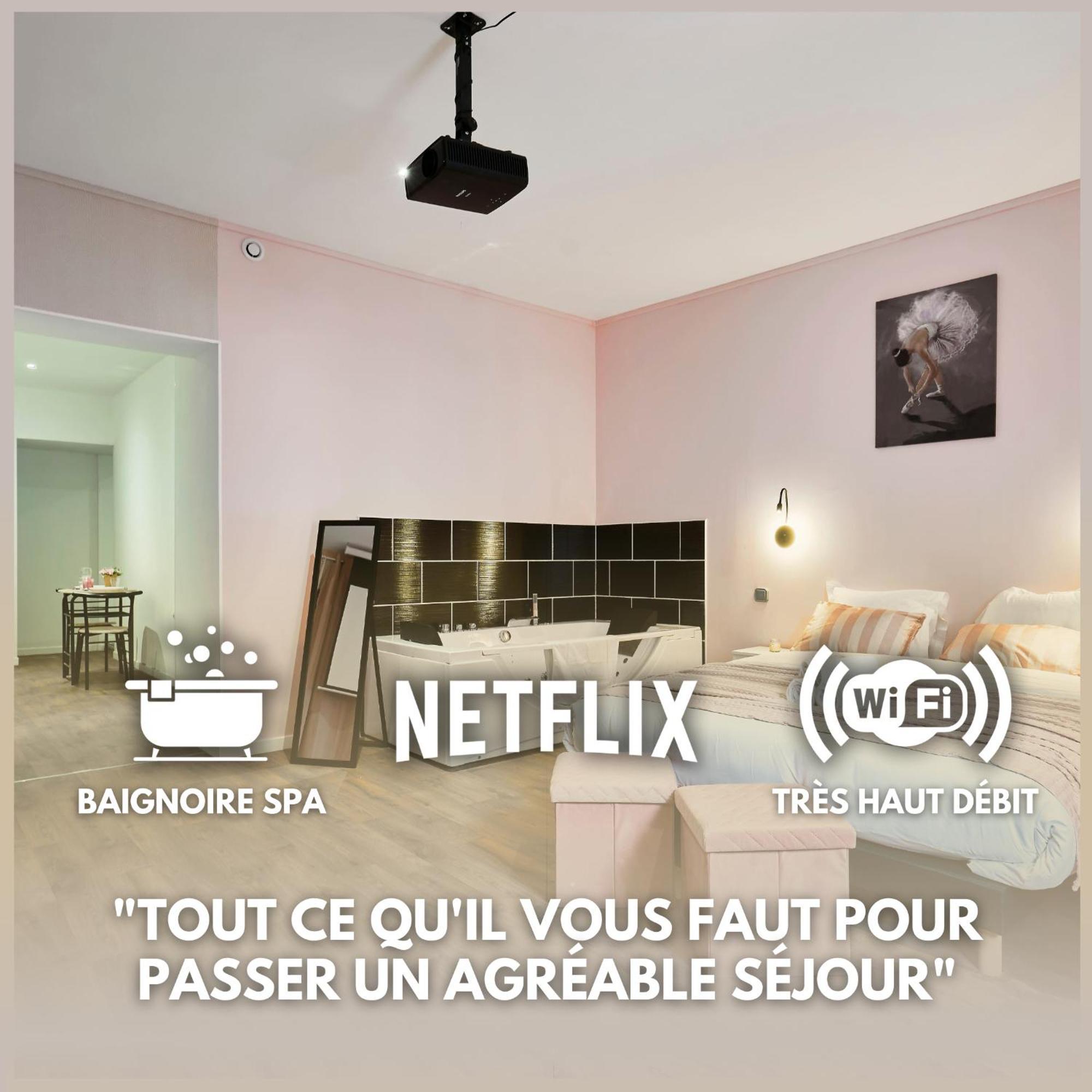 Ng Prestige L Lille L Tourcoing - Bouvines - Balneo & Cuisine Apartment Ngoại thất bức ảnh